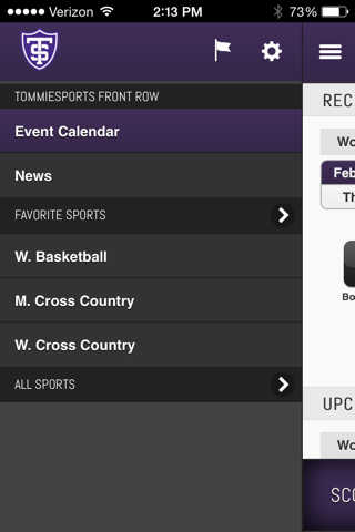 Tommie Sports Front Row screenshot 3