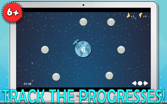 Multiplications Asteroids - “Math in Space” Learning Series(圖5)-速報App