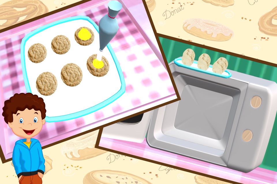 Sweet Cookies Maker 3D Cooking Game - Tasty biscuit cooking & baking with kitchen super chef screenshot 4