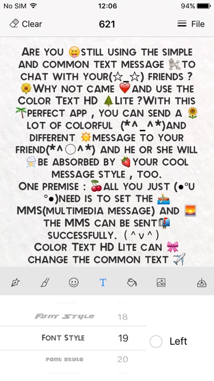 Color text message screenshot-3