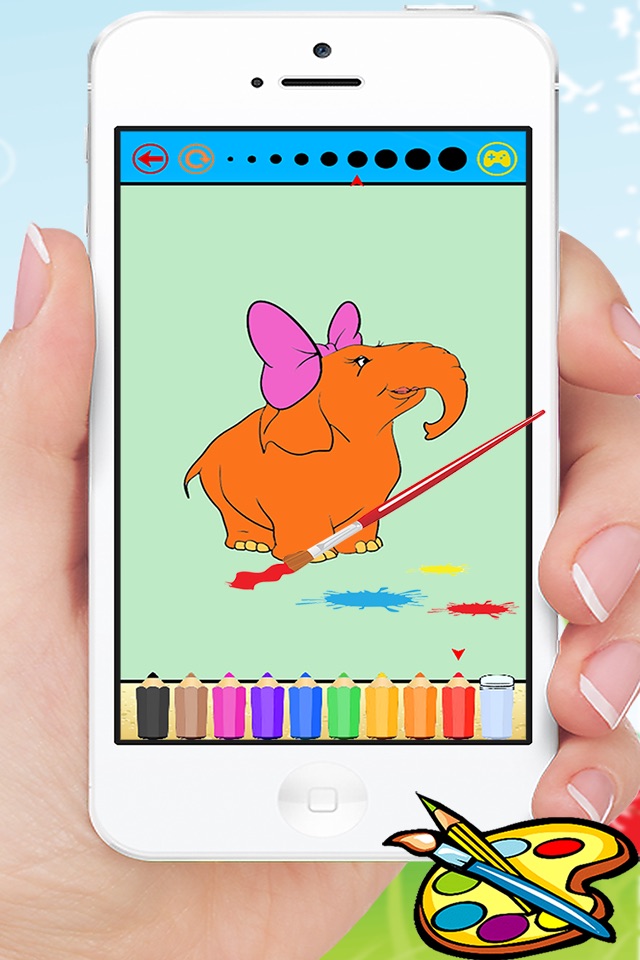 Animal Coloring Book for Kids and Preschool Toddler who Love Cute Pet Games for Free screenshot 4