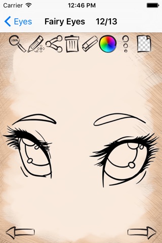 Easy Draw Mysterious Eyes screenshot 4