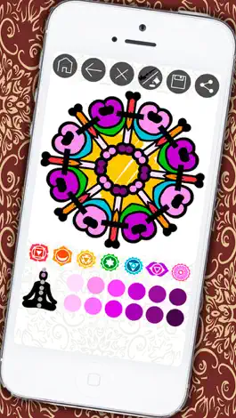 Game screenshot Mandalas coloring book – Secret Garden colorfy game for adults hack
