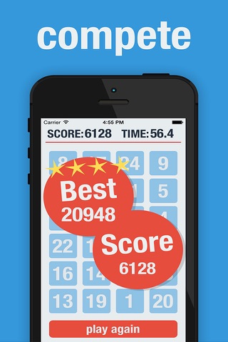 Tap the numbers - as fast as you can screenshot 3