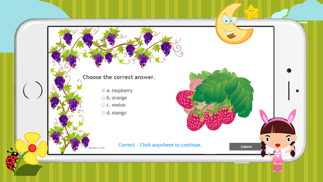 Pre-Schools Quiz Fruits And Vegetables Flashcards Names In E(圖2)-速報App