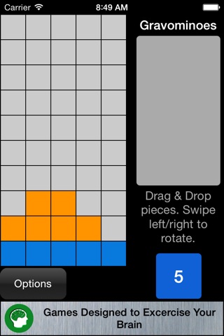 Gravominoes screenshot 3