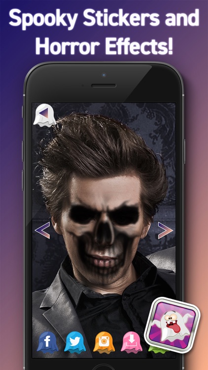 Ghost Camera Photo Booth – Add Spooky Face Stickers and Effects to Make Scary Pranks