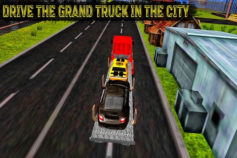 Car Transporter Truck Racing: Be a Fast Lorry Driver in Trucking Simulation Game 2016 screenshot 2