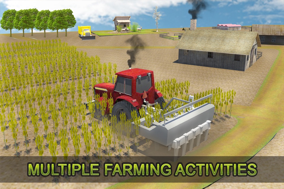 Village Farm Tractor : Truck Driver Simulator 2016 screenshot 2