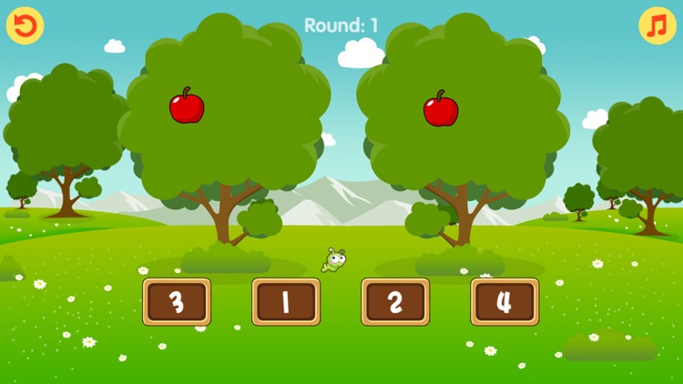 Counting Apples Game - Preschool Number Learning Game