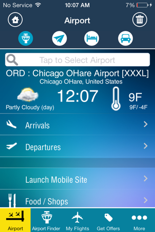 Chicago Airport Info + Radar screenshot 2