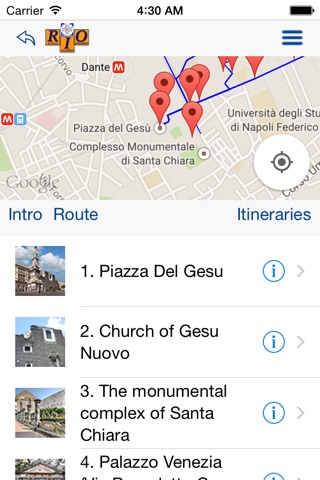 Audioguida Napoli screenshot 2