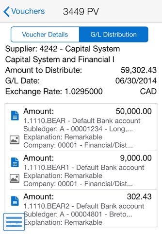 Voucher Batch Approvals Smartphone for JDE E1 screenshot 4