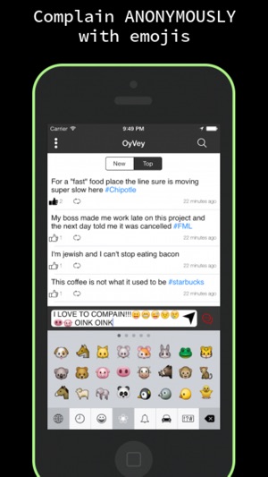 OyVey - Complain Anonymously About Everything(圖1)-速報App
