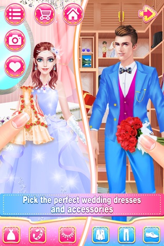 Dream Wedding - Bridal Girl Makeover Salon: Spa, Makeup & Dressup Fashion Game screenshot 4