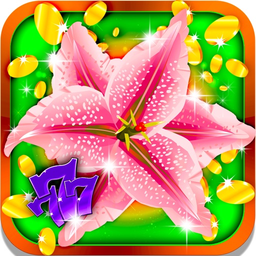 Flowers Slot Machine: Have fun with lilies, roses and daisies and earn super bonuses iOS App