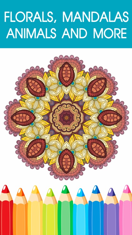 mandala coloring book - free adult colors therapy free stress relieving pages screenshot-2
