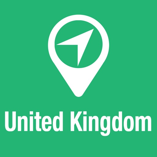 BigGuide United Kingdom Map + Ultimate Tourist Guide and Offline Voice Navigator