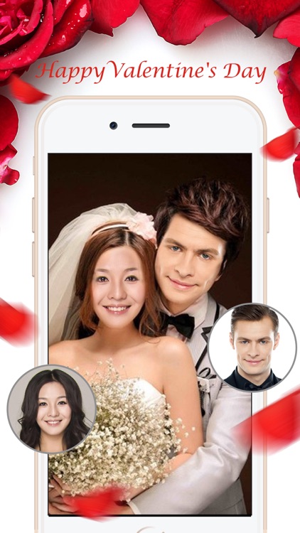 Add Your Photos On Valentines Day Wallpaper Aesthetic. Face Swap. Insert  Your Face ID:1500180