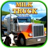 Dairy Farm Milk Delivery Truck