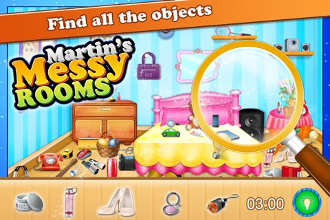 Martin's Messy Rooms - Hidden Object screenshot 2