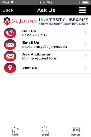 SJU Davis Lib Mobile screenshot 4