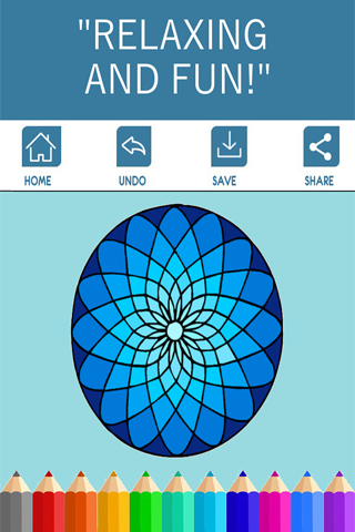 Mandala Coloring Book! screenshot 2