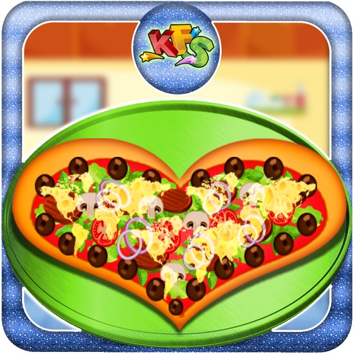 Fresh Heart Pizza – Bake food in this bakery cooking game for kids icon