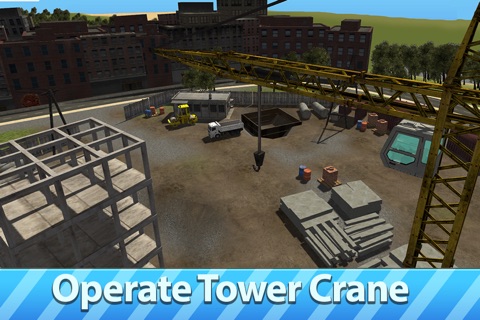 City Tower Crane 3D Simulator Full - Real city construction screenshot 4