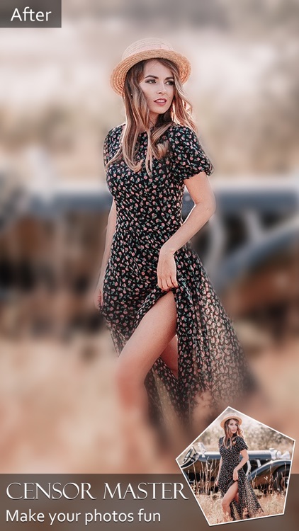 Photo Focus Effect.s Pro - Touch to Hide Face & Erase Background with Blur.red, Mosaic or Pixelate.d Filter.s