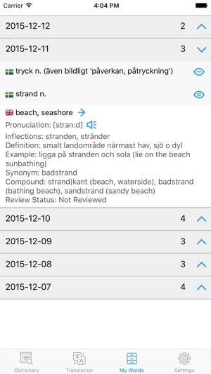 Plugghäst Swedish Dictionary(圖4)-速報App