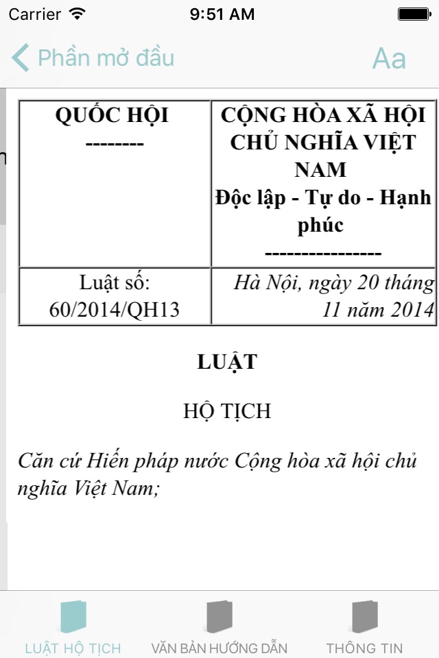 Luật Hộ Tịch Năm 2014 screenshot 2