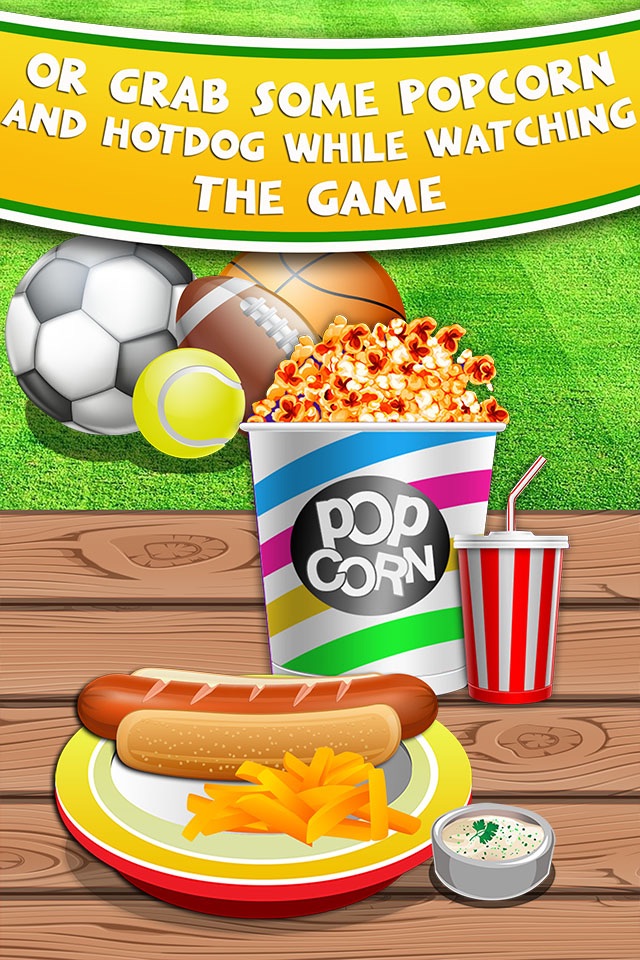 Sports Party Food Maker Salon - Fun Lunch Cooking & Candy Making Games for Kids! screenshot 4