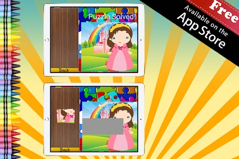 Jigsaw Puzzle for Kids Princess screenshot 4