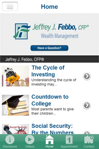 Jeff J. Febbo, CFP® Wealth Management screenshot 2