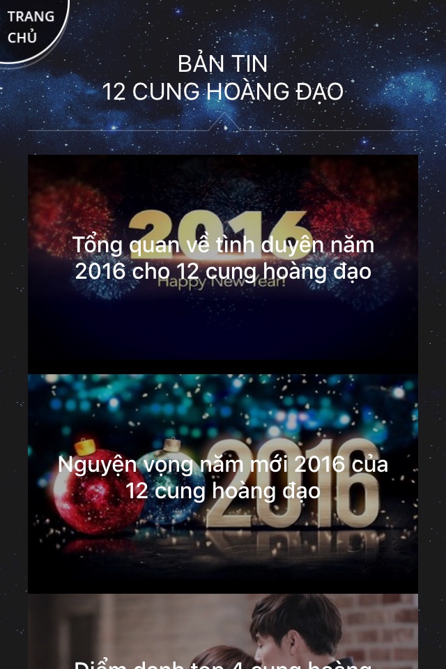 GUU Horoscope - Cung Hoàng Đạo, Mật Ngữ 12 Chòm Sao, Bói Toán, Tử Vi 12 Con Giáp 2016 screenshot 4
