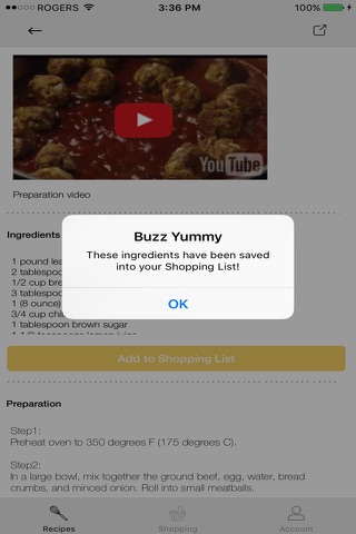 Buzz Yummy screenshot 2
