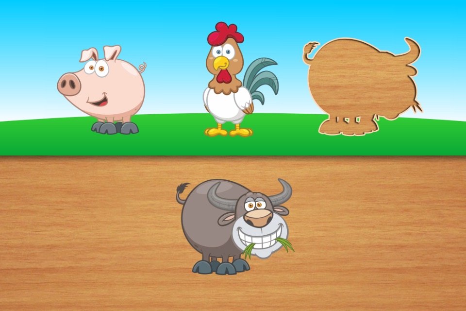 Cute puzzles for kids - toddlers educational games and children's preschool learning screenshot 2