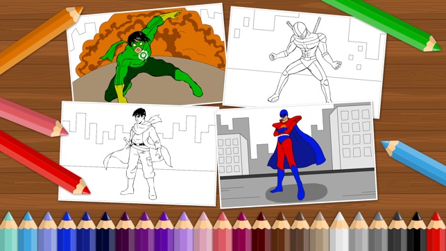 Superheroes - Coloring Book for Little Boys and Kids - Free (圖2)-速報App