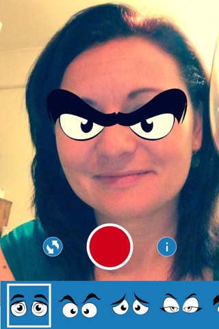 iEye - Funny Cartoon Eyes Camera screenshot 3