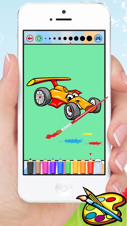 Vehicles & Car Coloring Book - Drawing for kids free games