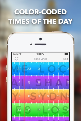 Time Lines - World Clock With Widget screenshot 3