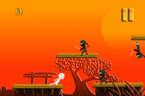 Angry Ninja Run: Sonic Power vs Black Plague Nin screenshot 2
