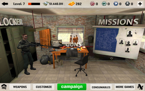 Sniper Duty Prison Yard screenshot 2
