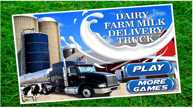 Dairy Farm Milk Delivery Truck