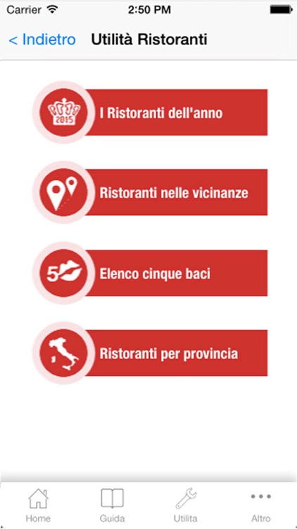 BIBENDA 2016 GUIDA AI MIGLIORI VINI, GRAPPE E RISTORANTI D'ITALIA screenshot-3