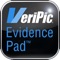 VeriPic Evidence Pad allows law enforcement professionals to capture photos, videos, and audio recordings in the field