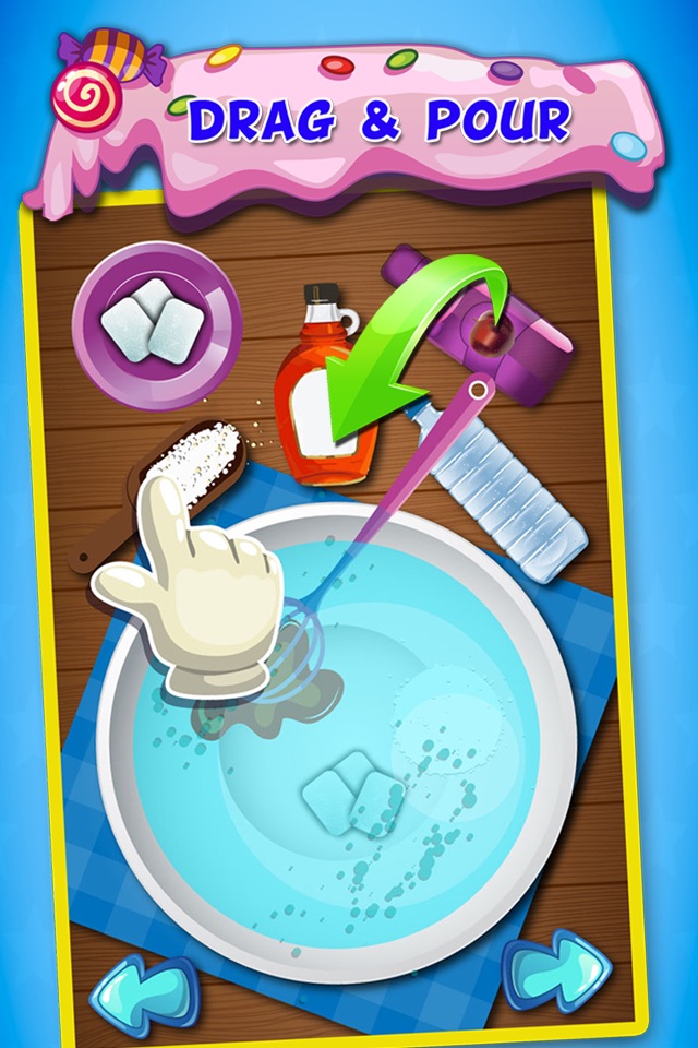 Candy Maker-free hot sweet food fun Cooking game for kids,girls & teens & family screenshot 4