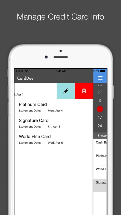 Card Due - Credit Card Bill Tracker