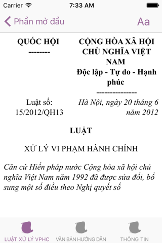 Luật Xử Lý Vi Phạm Hành Chính 2012 - náhled